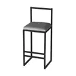 Barbord Hanah Home Nordic Grå Spånskiva Metall 90x92x45 cm - Bord - 8683742898054 - 4