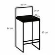 Barbord Hanah Home Nordic Grå Spånskiva Metall 90x92x45 cm - Bord - 8683742898054 - 6