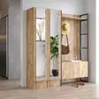 Hallmöbel Hanah Home Ml18A Furu Spånskiva 90x180x34 cm 35,5x180x35,5 cm - Hallskåp - 8683342404334 - 2