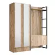 Hallmöbel Hanah Home Ml18A Furu Spånskiva 90x180x34 cm 35,5x180x35,5 cm - Hallskåp - 8683342404334 - 1