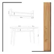 Skrivbord Hanah Home Muty Ek Spånskiva 120x74x60 cm - Skrivbord - 8681875179064 - 4