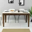 Matbord Hanah Home Milan 517 Valnöt Cream Spånskiva 145x75x88 cm - Matbord - 8683743327294 - 3