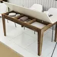 Matbord Hanah Home Milan 517 Valnöt Cream Spånskiva 145x75x88 cm - Matbord - 8683743327294 - 5