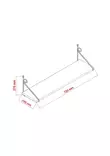 Vägghylla Hanah Home Seramoni Brun Spånskiva 72x27x20 cm - Vägghyllor - 8681181788554 - 4