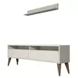 TV-bänk Hanah Home Best Cream Spånskiva 150x50x30 cm - TV-bänkar - 8681875828184 - 1