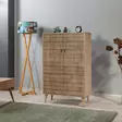Förvaringsskåp Hanah Home Multibox Sonoma Ek Spånskiva 80x127x36 cm - Skåp och byråer - 8681875340884 - 2