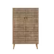 Förvaringsskåp Hanah Home Multibox Sonoma Ek Spånskiva 80x127x36 cm - Skåp och byråer - 8681875340884 - 1