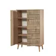 Förvaringsskåp Hanah Home Multibox Sonoma Ek Spånskiva 80x127x36 cm - Skåp och byråer - 8681875340884 - 7