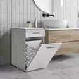Förvaringsskåp Hanah Home Adr611pp1 Vit Spånskiva 52x83x38 cm - Skåp och byråer - 8682870658424 - 2