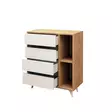 Byrå Hanah Home Tsela Ek Spånskiva 70x86x40 cm - Byråer och skåp - 8681875126754 - 1