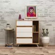 Byrå Hanah Home Tsela Ek Spånskiva 70x86x40 cm - Byråer och skåp - 8681875126754 - 2