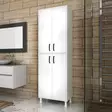 Förvaringsskåp Hanah Home M4 1103 Vit Spånskiva 62,6x191x35,8 cm - Skåp och byråer - 8681875884784 - 3