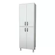 Förvaringsskåp Hanah Home M4 1103 Vit Spånskiva 62,6x191x35,8 cm - Skåp och byråer - 8681875884784 - 1