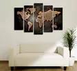 Canvastavla Wallity Flerfärgad Canvas 105x70 cm 5 Delar - Tavlor och ramar - 8681181921074 - 3