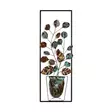 Väggdekor Metall Wallity Alder Flerfärgad Metall 32x90 cm 3 Delar - Dekorationer, prydnadsföremål - 8683742688594 - 1