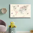 Canvastavla Wallity Flerfärgad Canvas 45x70 cm - Tavlor och ramar - 8683743777624 - 2