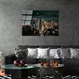 Glastavla Wallity Flerfärgad Glas 70x100 cm - Tavlor och ramar - 8683742112914 - 4