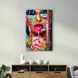 Glastavla Wallity Flerfärgad Glas 70x110 cm - Tavlor och ramar - 8684282913764 - 5