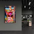 Glastavla Wallity Flerfärgad Glas 70x110 cm - Tavlor och ramar - 8684282913764 - 3