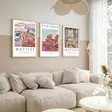 Inramad MDF-tavla Wallity Flerfärgad MDF 20x30 cm 3 Delar - Tavlor och ramar - 8684282725404 - 2