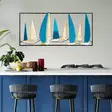 Väggdekor Metall Wallity Yelkenli Flerfärgad Metall 40x90 cm - Dekorationer, prydnadsföremål - 8683743679614 - 4