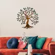 Väggdekor Metall Wallity Tree Flerfärgad Metall 60x60 cm - Dekorationer, prydnadsföremål - 8683743851614 - 4