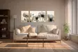 Inramad MDF-tavla Wallity Flerfärgad MDF 50x140 cm 3 Delar - Tavlor och ramar - 8684283206414 - 2