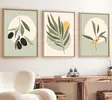 Inramad MDF-tavla Wallity Flerfärgad MDF 50x70 cm 3 Delar - Tavlor och ramar - 8684282337614 - 1