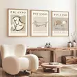 Inramad MDF-tavla Wallity Flerfärgad MDF 50x70 cm 3 Delar - Tavlor och ramar - 8684282976424 - 2