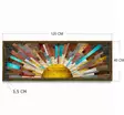 Inramad MDF-tavla Wallity Flerfärgad MDF Trä 40x120 cm - Tavlor och ramar - 8681875149364 - 3
