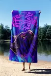 Strandhandduk Mijölnir Flerfärgad Mikrofilament 70x130 cm - Handdukar - 8684282665694 - 3