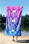 Strandhandduk Mijölnir Flerfärgad Mikrofilament 70x130 cm - Handdukar - 8684282665694 - 4