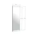 Speglar Hanah Home Boy Aynas? Svart MDF 120x40x2,2 cm - Speglar - 8682870558694 - 7