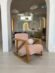 Öronlappsfåtölj Atelier del Sofa NiniMini Rosa Polyester 75x52x62 cm - Fåtöljer - 8684282467014 - 1