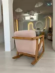 Öronlappsfåtölj Atelier del Sofa NiniMini Rosa Polyester 75x52x62 cm - Fåtöljer - 8684282467014 - 4