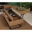 TV-bänk Hanah Home Laxus Tak?m 9 Valnöt Spånskiva 90x39x40 cm - Möbler - 8684282298144 - 8