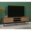 TV-bänk Hanah Home Laxus Tak?m 9 Valnöt Spånskiva 90x39x40 cm - Möbler - 8684282298144 - 5