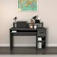 Skrivbord Hanah Home Eslem Antracit Spånskiva 120x55x93,3 cm - Skrivbord - 8682870728424 - 2
