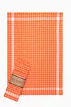 Handdukset Hermia Kareli Orange Bomull Polyester 5 Delar - Kökstextilier - 8683342758444 - 1