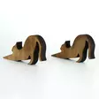 Dörrstopp Aberto Design MEH151 Brons Trä 16x2x8 cm - Dekorationer, prydnadsföremål - 8682870776104 - 1