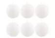 Pallokynttilä 6kpl 6cm valkoinen - Ljus och lyktor - 6410413305694 - 2