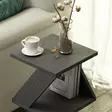 Sidobord Hanah Home Albeni Träsvart Spånskiva 29,6x54,2x29,6 cm - Sidobord och extrabord - 8684283338894 - 6