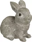 Kanin i Cement 13 cm - Trädgårdsdekorationer - 8720573977234 - 2