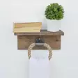 Klädhängare Hanah Home Boruraf136 Valnöt Massivt Trä 30x14x12 cm - Möbler - 8681875502824 - 2