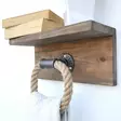 Klädhängare Hanah Home Boruraf136 Valnöt Massivt Trä 30x14x12 cm - Möbler - 8681875502824 - 4