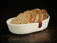 Brödkorgset Aberto Design JUT01001127D Ecru Bomull Juterep 12x22x5 cm 15x30x6 cm - Serveringsfat - 8683742916284 - 4