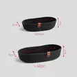 Brödkorgset Aberto Design JUT01001127D Ecru Bomull Juterep 12x22x5 cm 15x30x6 cm - Serveringsfat - 8683742916284 - 8