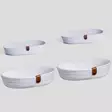 Brödkorgset Aberto Design JUT01001127D Ecru Bomull Juterep 12x22x5 cm 15x30x6 cm - Serveringsfat - 8683742916284 - 3
