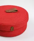 Korgset Aberto Design JUT02002201D Röd Bomull Juterep 20x20x9 cm - Förvaringslådor och korgar - 8683742916604 - 4
