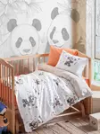 Ranforce babyfiltset, orange, 100 x 150 cm, mjukt, lättskött - Kuddar och täcken - 8684282476474 - 1
